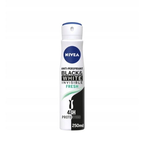 NIVEA DEO INVISIBLE FRESH PROTECTION BLACK&WHITE 250ml