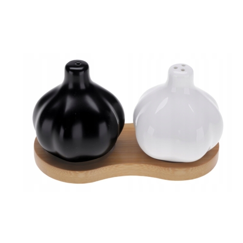 PRZYPRAWNIKI BONA KOMPLET PORCELANA BAMBUS SÓL PIEPRZ 71479