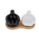 PRZYPRAWNIKI BONA KOMPLET PORCELANA BAMBUS SÓL PIEPRZ 71479