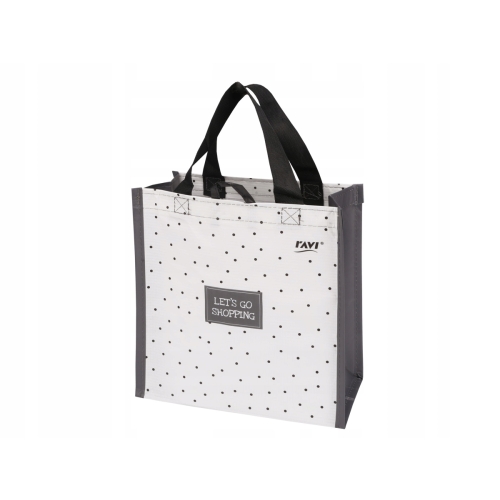 TORBA NA ZAKUPY DOTTIES RAVI 26x15x27cm 10106 WHITE