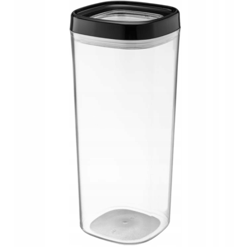 POJEMNIK AMOS NA ŻYWNOŚĆ KWADRATOWY 1800ml 29571 CZARNY
