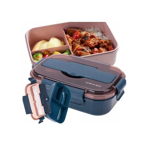 LUNCHBOX POJEMNIK ŚNIADANIOWY DZIELONY GALICJA 22,5x16x6,8cm 22037