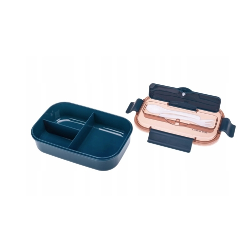 LUNCHBOX POJEMNIK ŚNIADANIOWY DZIELONY GALICJA 22,5x16x6,8cm 22037