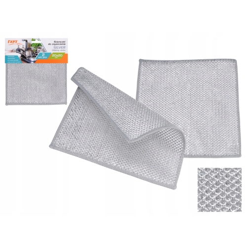 ŚCIERECZKI DO CZYSZCZENIA SILVER RAVI 2szt