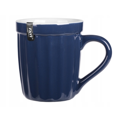 KUBEK BISTRO RAVI GRANATOWY kamionka 330ml 81416