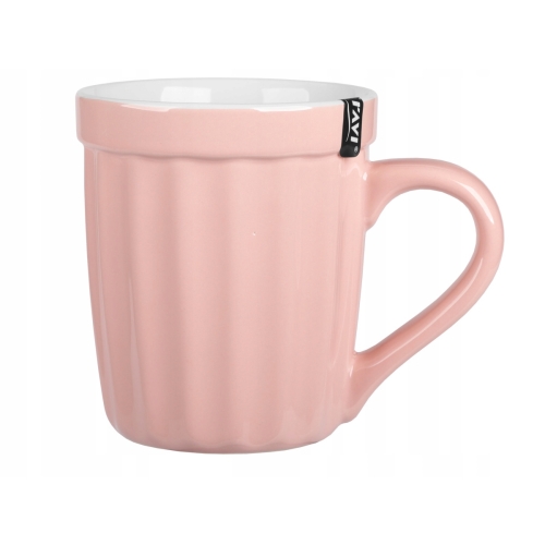 KUBEK BISTRO RAVI RÓŻOWY kamionka 330ml 81416