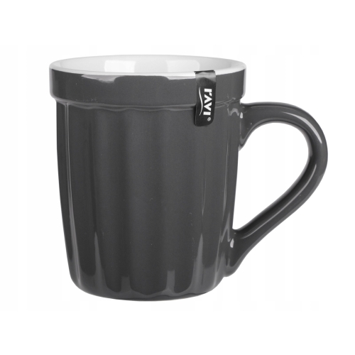 KUBEK BISTRO RAVI SZARY kamionka 330ml 81416