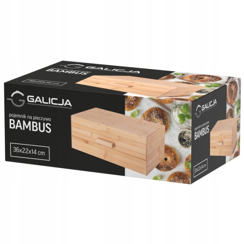 CHLEBAK POJEMNIK NA PIECZYWO BAMBUS 19464