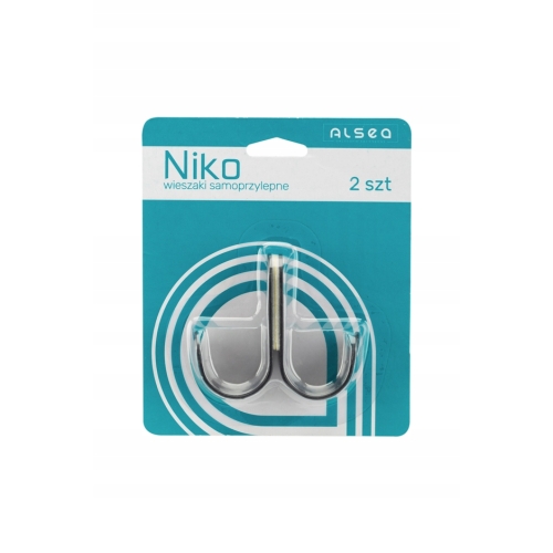 WIESZAKI SAMOPRZYLEPNE NIKO GALICJA CZARNE 2szt 05375