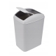 KOSZ UCHYLNY ŁAZIENKOWY SLIM 10l 28318 szary