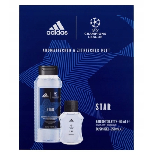 ADIDAS CHAMPIONS LEAGUE STAR EDT 50ml+SH/GEL 250ml