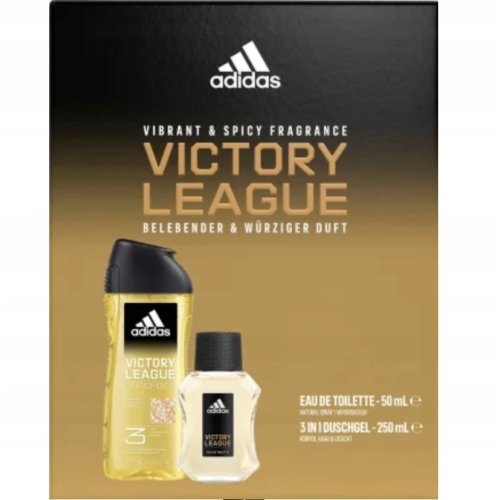 ADIDAS VICTORY LEAGUE ZESTAW EDT 50ml + Żel 250ml