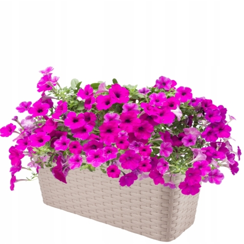 DONICZKA SKRZYNKA BALKONOWA RATTAN 40cm KARMEL