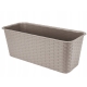 DONICZKA SKRZYNKA BALKONOWA RATTAN 40cm KARMEL