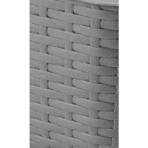 DONICZKA SKRZYNKA BALKONOWA RATTAN 40cm SZARA
