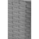DONICZKA SKRZYNKA BALKONOWA RATTAN 40cm SZARA