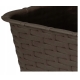 DONICZKA SKRZYNKA BALKONOWA RATTAN 60cm BRĄZ
