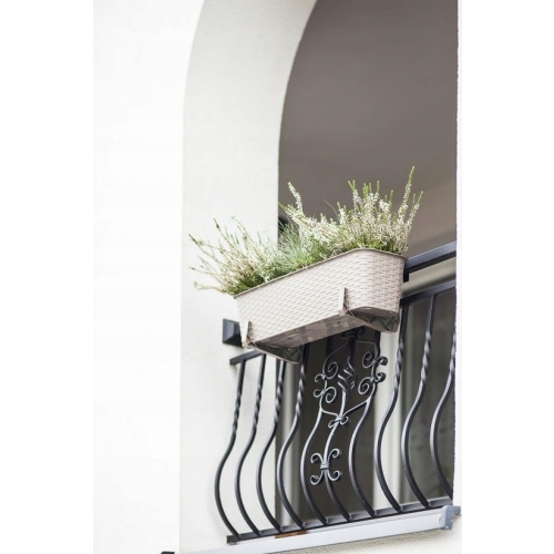 DONICZKA SKRZYNKA BALKONOWA RATTAN 60cm KARMEL