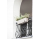 DONICZKA SKRZYNKA BALKONOWA RATTAN 60cm KARMEL