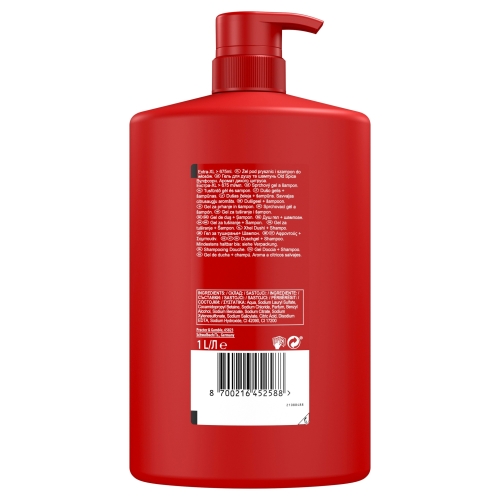 OLD SPICE WOLFTHORN ŻEL MEN 3w1 CIAŁO WŁOSY TWARZ EXTRA XL 1000ml