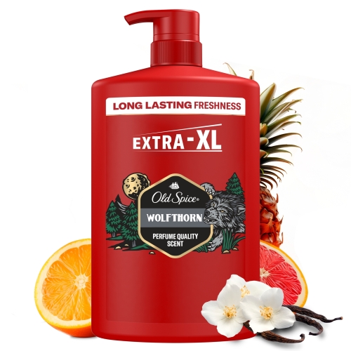 OLD SPICE WOLFTHORN ŻEL MEN 3w1 CIAŁO WŁOSY TWARZ EXTRA XL 1000ml