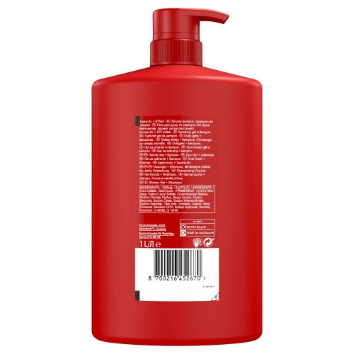 OLD SPICE NIGHTPANTHER ŻEL MEN 3w1 CIAŁO WŁOSY TWARZ EXTRA XL 1000ml