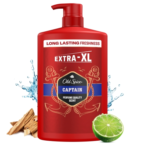 OLD SPICE CAPITAN ŻEL MEN 3w1 CIAŁO WŁOSY TWARZ EXTRA XL 1000ml