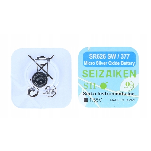 BATERIA SEIKO SEIZAIKEN 377 SR626SW SR66 x10szt