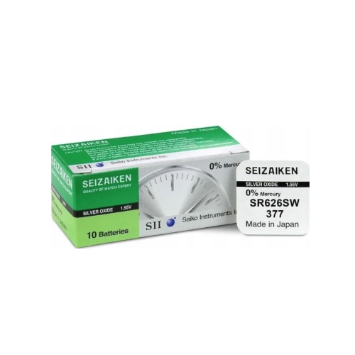 BATERIA SEIKO SEIZAIKEN 377 SR626SW SR66 x10szt