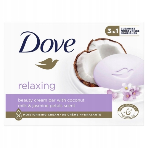 DOVE RELAXING COCONUT MYDŁO W KOSTCE 90g
