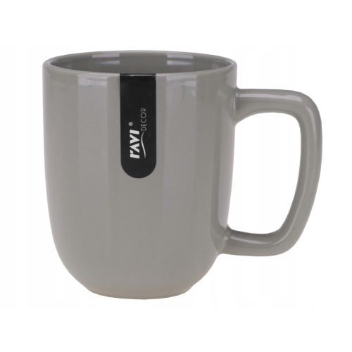 KUBEK MODERN KAMIONKA RAVI 330ml 81492 SZARY
