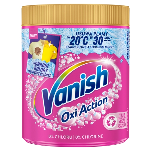 VANISH OXI ACTION KOLOR ODPLAMIACZ PUSZKA 970g