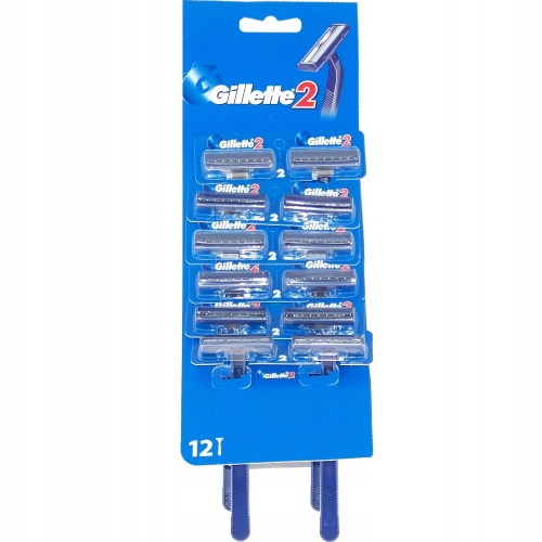 GILLETTE 2 MASZYNKI JEDNORAZOWE DO GOLENIA 2x12szt