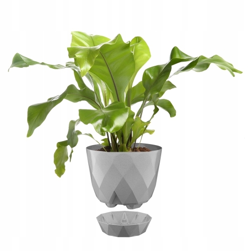 OSŁONKA DONICZKA KARO Z/P 17,5cm 28106 SZARA