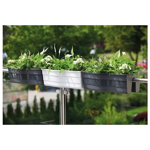 SKRZYNIA BALUSTRADOWA FALA 60cm terakota VERDENIA