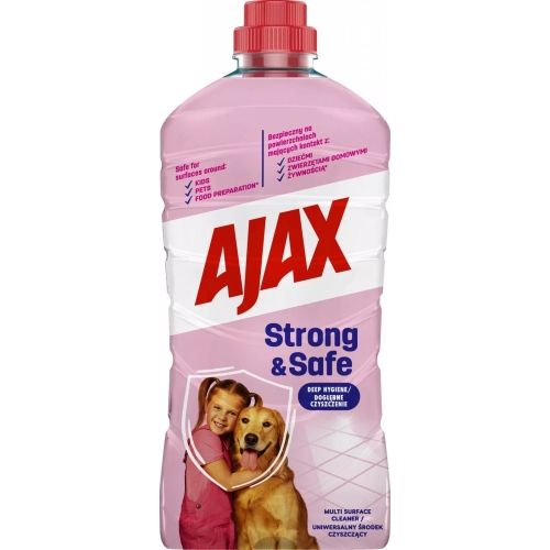 AJAX PŁYN STRONG & SAFE UNIWERSALNY 1l