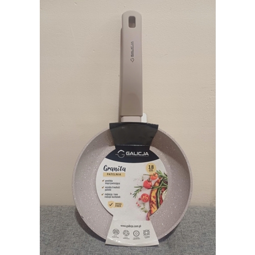 PATELNIA GRANITA INDUKCJA GALICJA 18cm non-stick 20682