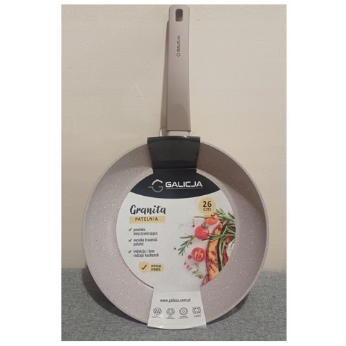 PATELNIA GRANITA INDUKCJA GALICJA 26cm non-stick 20729
