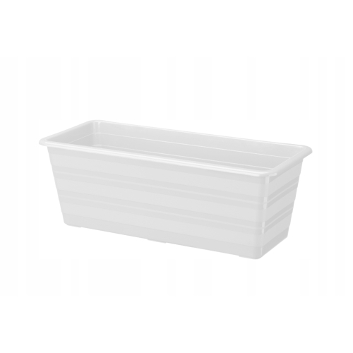 DONICZKA BALKONOWA i UCHWYTY ZESTAW DRACO 40cm biały