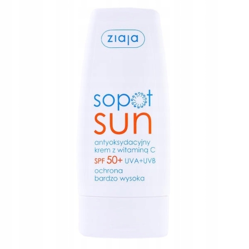 ZIAJA SOPOT SUN KREM ANTYOKSYDACYJNY SPF50+ 50ml