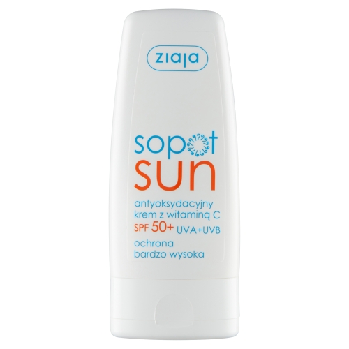 ZIAJA SOPOT SUN KREM ANTYOKSYDACYJNY SPF50+ 50ml