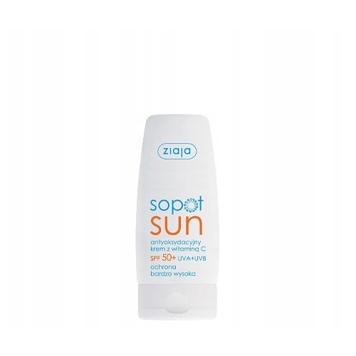 ZIAJA SOPOT SUN KREM ANTYOKSYDACYJNY SPF50+ 50ml