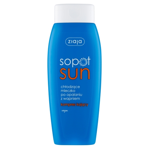 ZIAJA SOPOT SUN MLECZKO PO OPALANIU Z WAPNIEM KOJĄCE 200ml