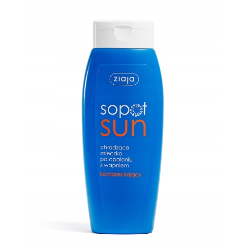 ZIAJA SOPOT SUN MLECZKO PO OPALANIU Z WAPNIEM KOJĄCE 200ml
