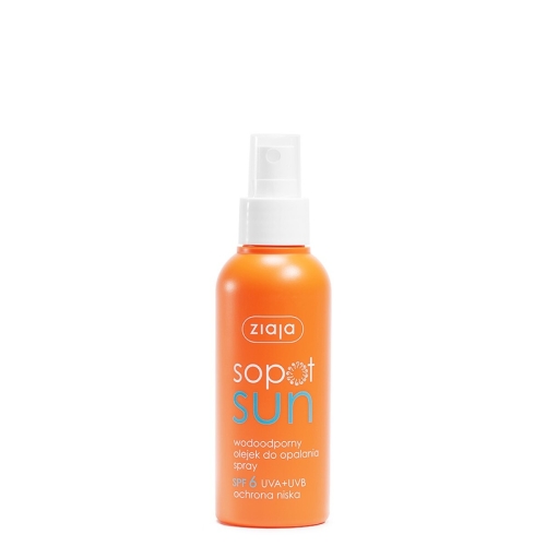 ZIAJA SOPOT SUN OLEJEK DO OPALANIA spray SPF6 125ml