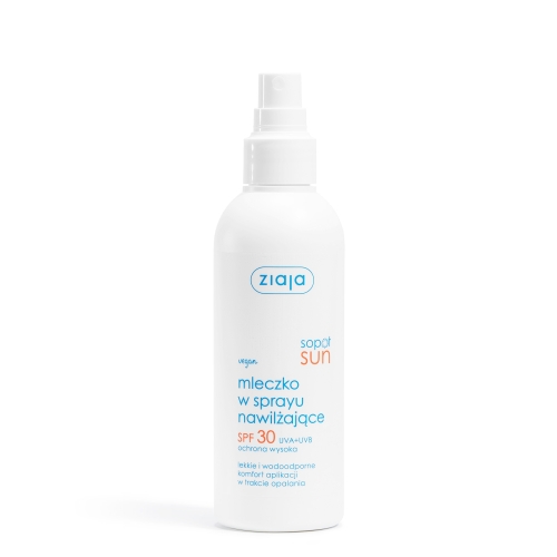 ZIAJA SOPOT SUN MLECZKO NAWILŻAJĄCE spray SPF30 170ml