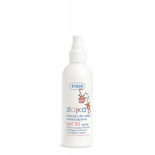 ZIAJA ZIAJKA MLECZKO DLA DZIECI spray SPF30 170ml