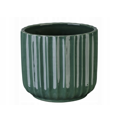 OSŁONKA DONICZKA CERAMICZNA VERDENIA 12cm 26752 ZIELONA