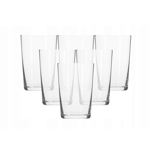 KOMPLET SZKLANEK BASIC SKOŚNE KROSNO 250/280ml 6szt