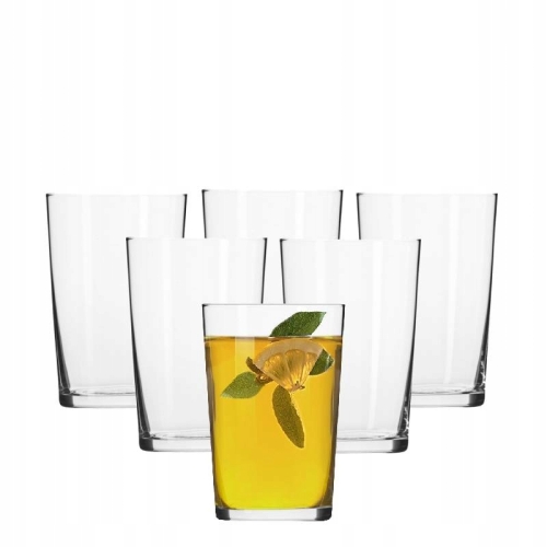 KOMPLET SZKLANEK BASIC SKOŚNE KROSNO 250/280ml 6szt